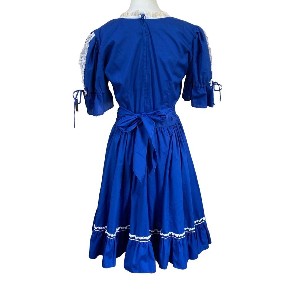 Vintage Square Dance Dress 50s Cosplay Southwestern Cowgirl Rockabilly Large 12 - Picture 4 of 12